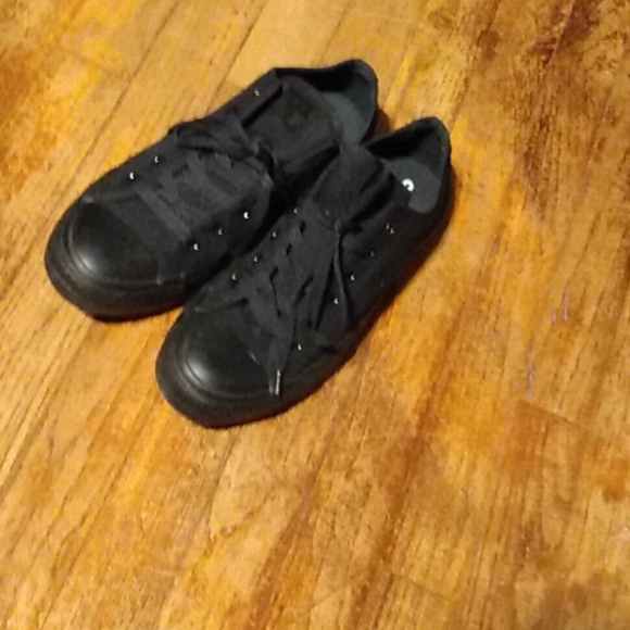 Black canvas converse ALLSTARS - Picture 3 of 8